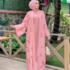 Marhaba Double Shrugs Tai dye Abaya SHADE  ( New - launch)