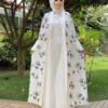 Marhaba Double Shrugs Tai dye Abaya SHADE  ( New - launch)