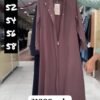 Madiha Front Open Zipper Abaya