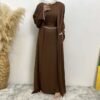 Saffia Imported Double Shrug Lace Abaya