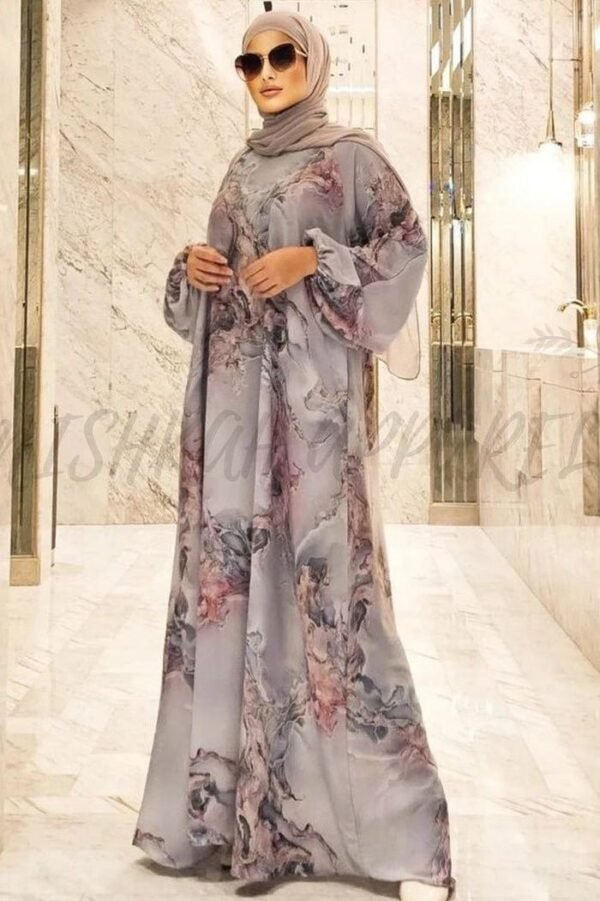 Aliza Orignal Printed Abaya - 15