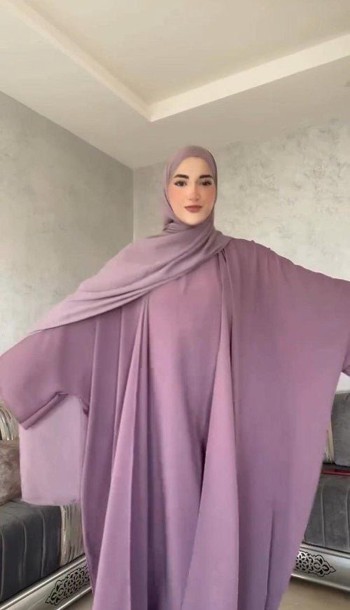 Maryam Double Shrug Kaftan Abaya ( NEW LAUNCH )