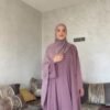 Maryam Double Shrug Kaftan Abaya ( NEW LAUNCH )