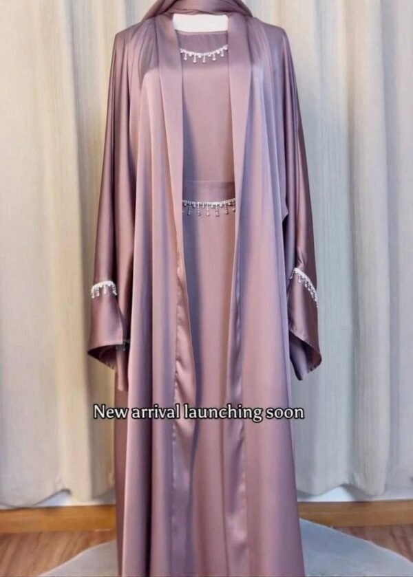 Saffia Imported Double Shrug Lace Abaya