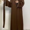 Saffia Imported Double Shrug Lace Abaya