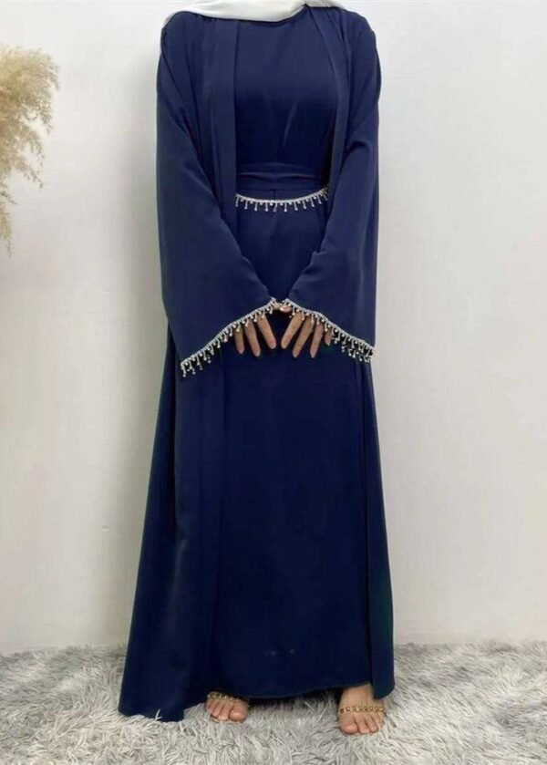 Saffia Imported Double Shrug Lace Abaya