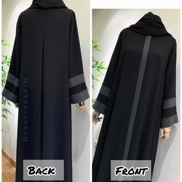 Sana Front Open Abaya