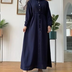 New Launch Huriya Front Open Collar Abaya