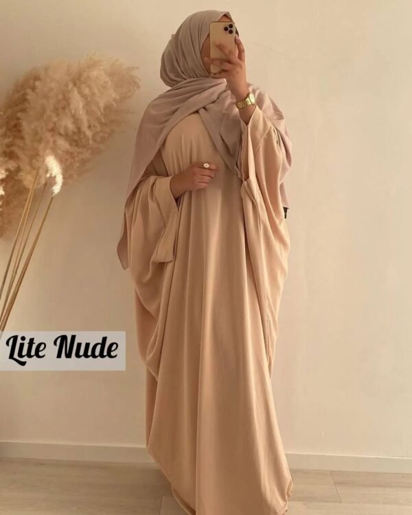 Arebiyan Kaftan Abaya -, LITE NUDE