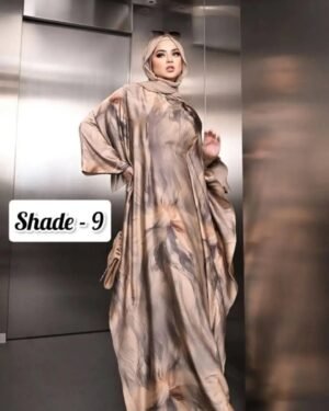 Aliza Orignal Printed Kaftan Abaya- 9