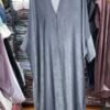Imported Simmer Double Shrug Kaftan Abaya ( New Launch )- GREY