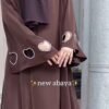 Hazal Double Shrug Heart Sleeve Abaya