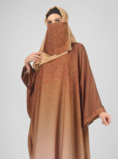 Aliza Orignal Printed Kaftan Abaya - 1,2,3