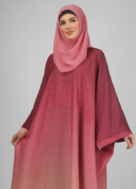 Aliza Orignal Printed Kaftan Abaya - 1,2,3