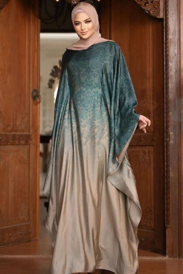 Aliza Orignal Printed Kaftan Abaya - 1,2,3