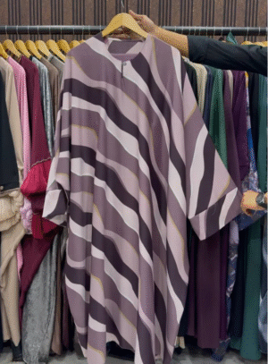 Aayat Elegant Kaftan Abaya - PINK