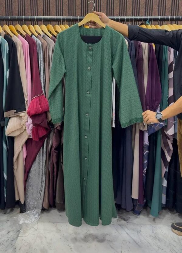 Ela Elegant Front Open Abaya