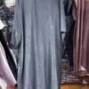 Imported Simmer Double Shrug Kaftan Abaya ( New Launch )- GREY