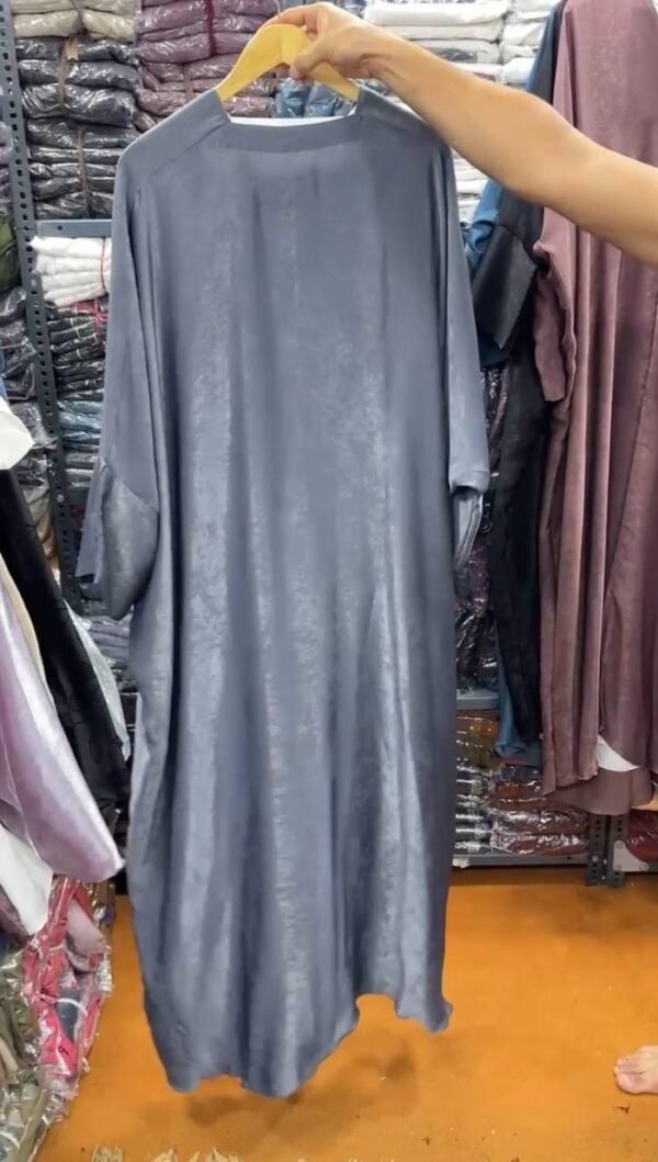 Imported Simmer Double Shrug Kaftan Abaya ( New Launch )- GREY