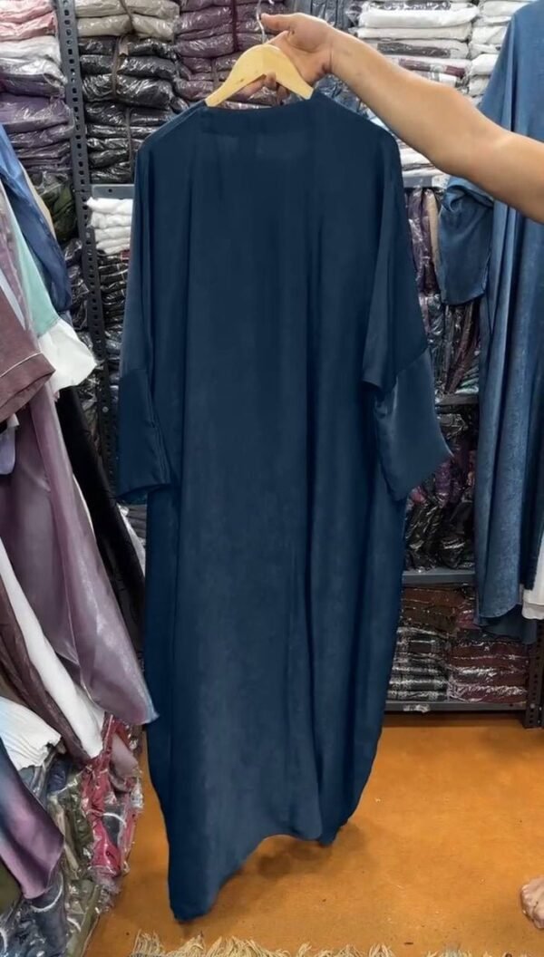 Imported Simmer Double Shrug Kaftan Abaya ( New Launch )- TEAL