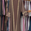 Heera Organza Sleeve Abaya