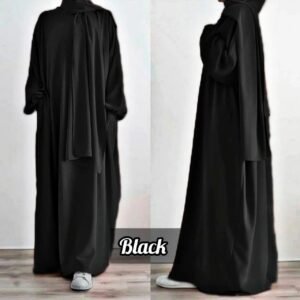 Mehreen Kaftan Abaya - BLACK