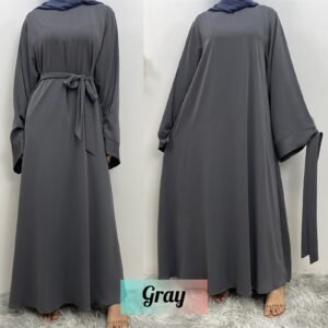 10-IN Daily Wear Abaya | GRAY