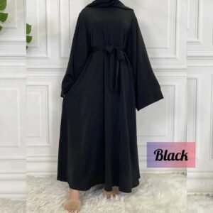 10-IN Daily Wear Abaya | BLACK