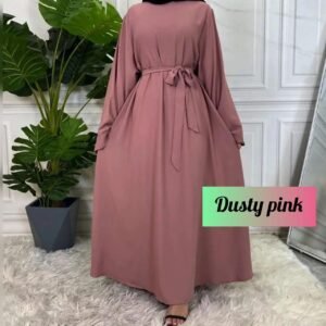 10-IN Daily Wear Abaya | DUSTY PINK