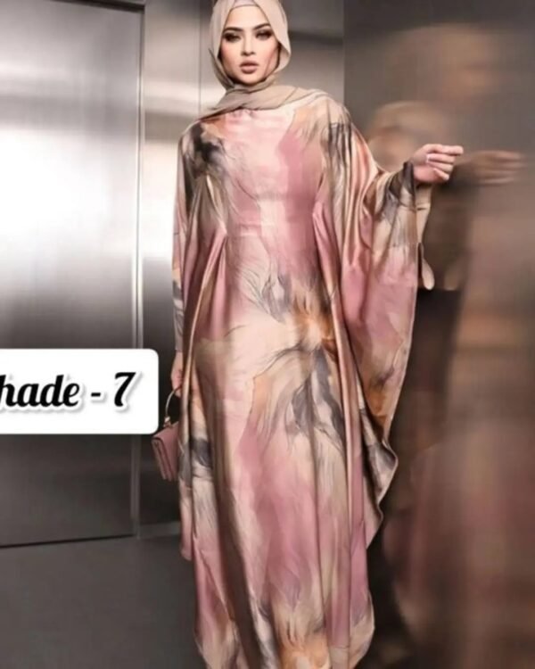 Aliza Orignal Printed Kaftan Abaya-7