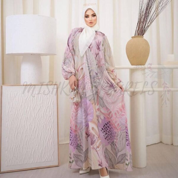 Aliza Orignal Printed Abaya - 6