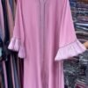 Al-Fatimah Front Open Abaya | PINK