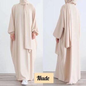 Mehreen Kaftan Abaya - NUDE