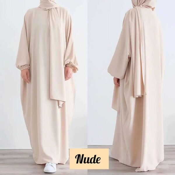Mehreen Kaftan Abaya - NUDE