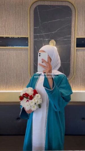 GOLDEN LUXE SHRUG ABAYA