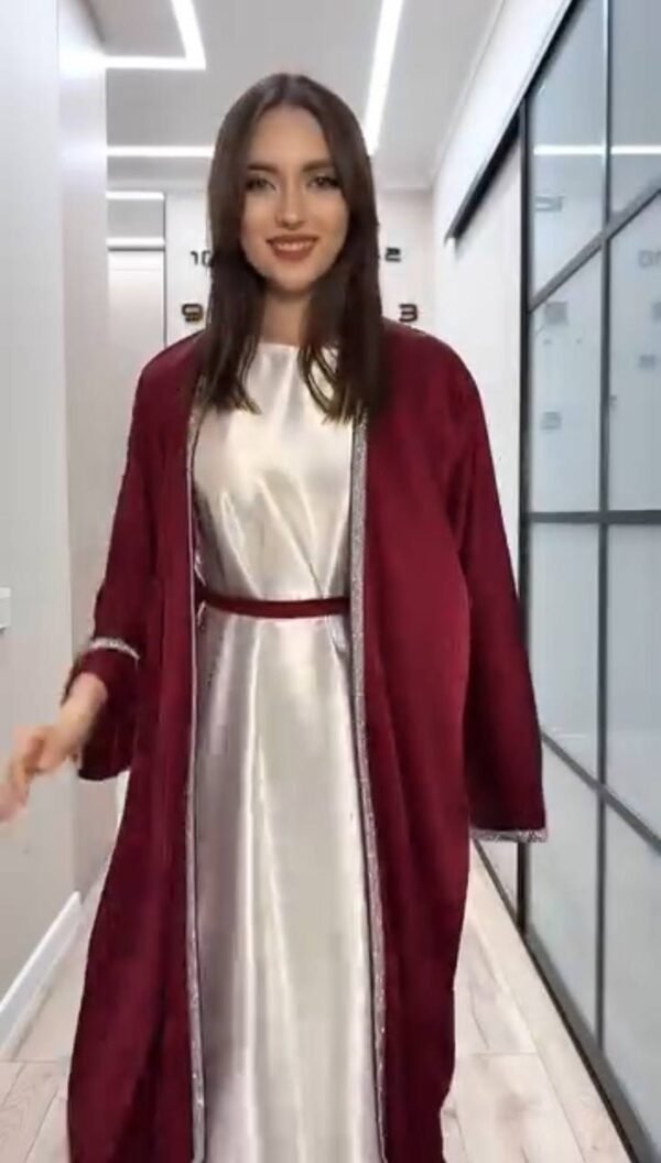 GOLDEN LUXE SHRUG ABAYA
