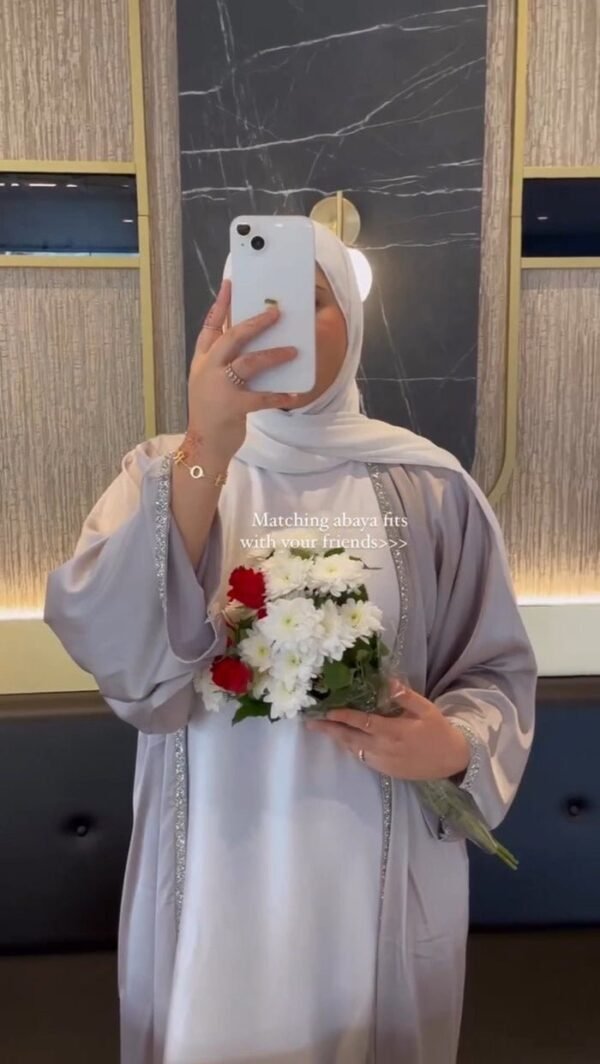GOLDEN LUXE SHRUG ABAYA