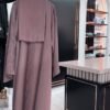 Ayzal Front Open Pintex Abaya | SPL NUDE