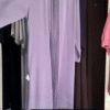 Ayzal Front Open Pintex Abaya | LIL LAVENDER