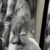 Nura Printed Double Shrug Abaya - GRAY( NEW LAUNCH )