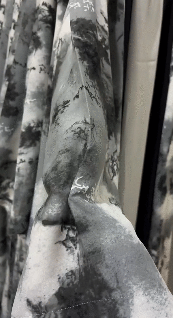 Nura Printed Double Shrug Abaya - GRAY( NEW LAUNCH )