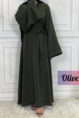 10-IN Daily Wear Abaya | OLIVE